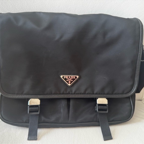 Prada Black Men's Messenger Bag -  Excellent condition, used very little times, - Picture 1 of 6